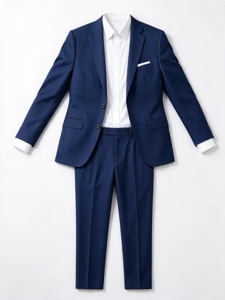 Outfit photo: Navy business suit